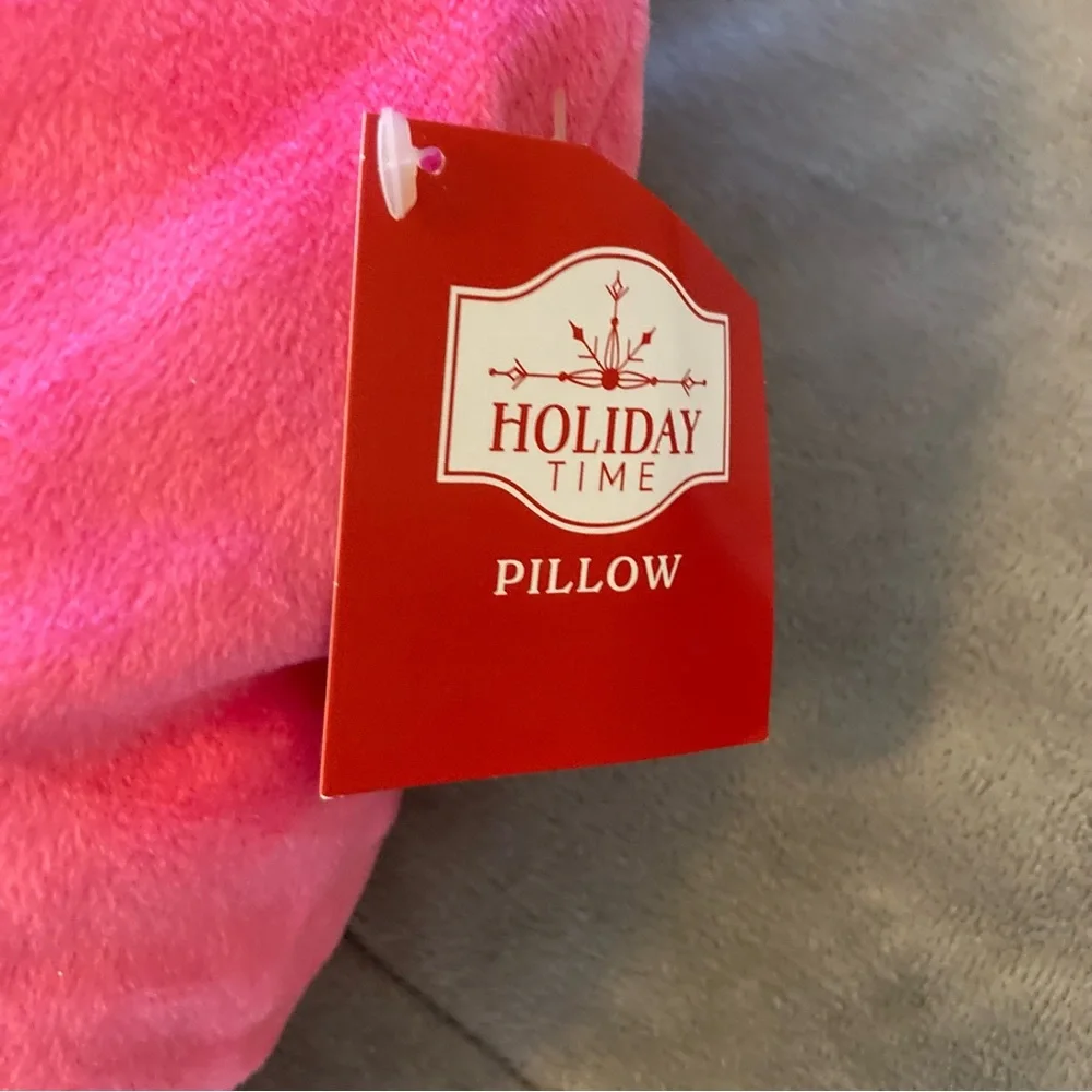 Christmas Bulb Ornament Pillows 15 inch Pink C9 Bulb Decorative Plush 2 Pillows